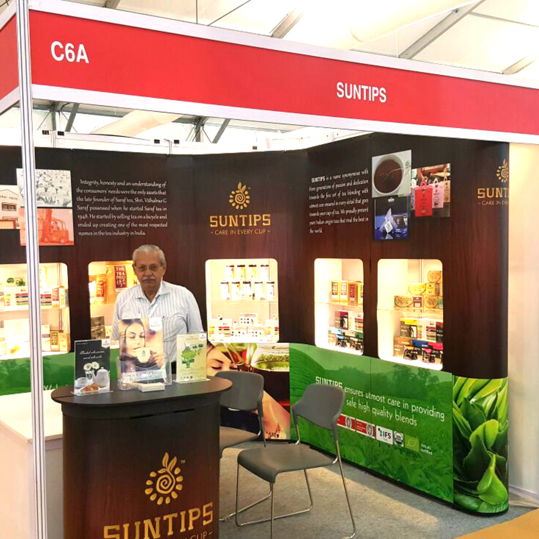 Suntips Tea at Biofach India | Adlux, Angamaly, Kochi