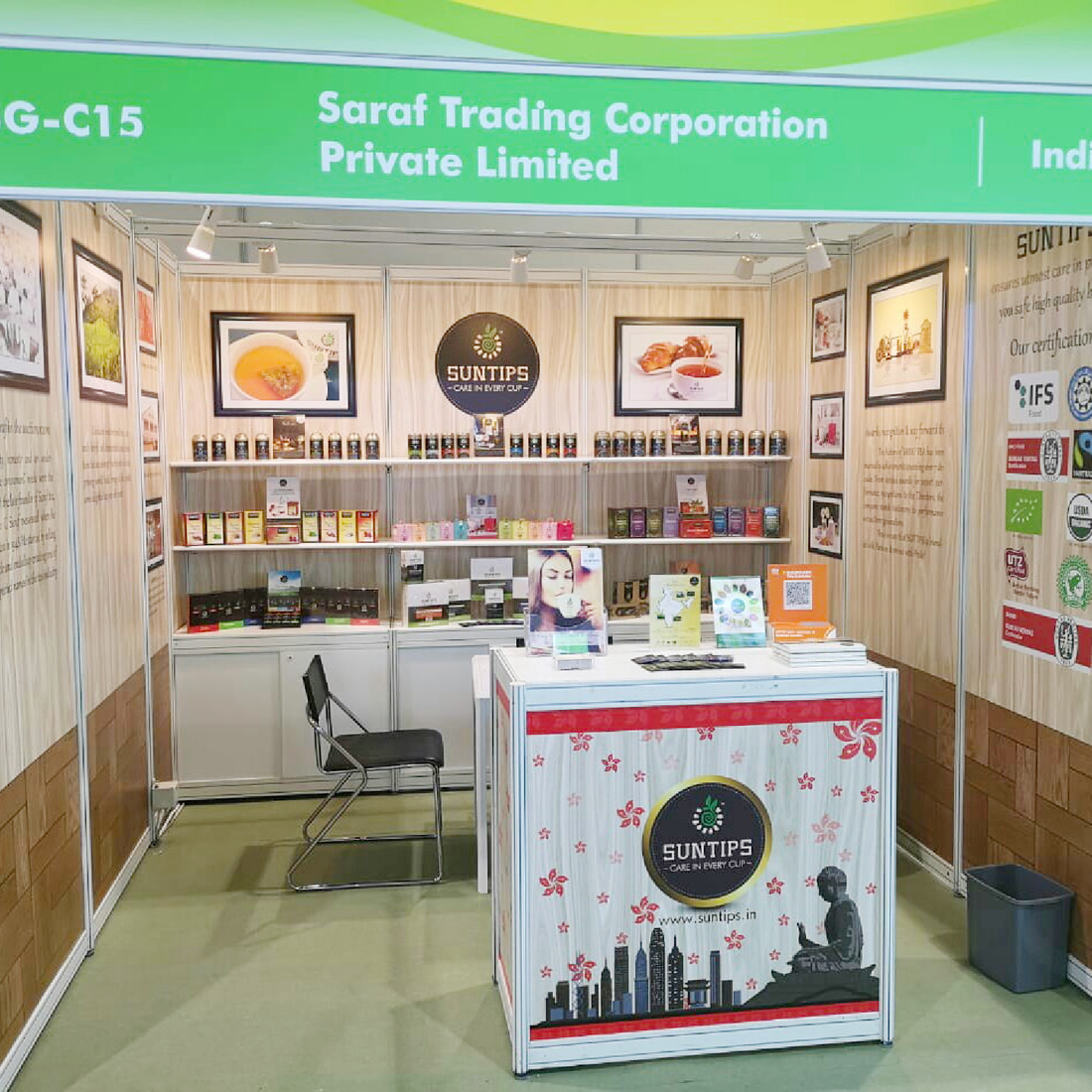 Suntips Tea at Hong Kong International Tea Fair 2018