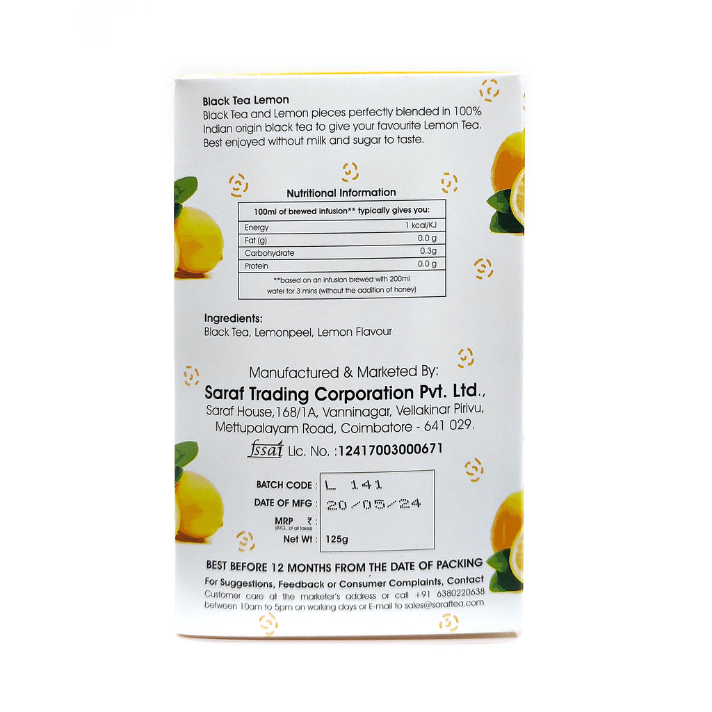 Black Tea Lemon