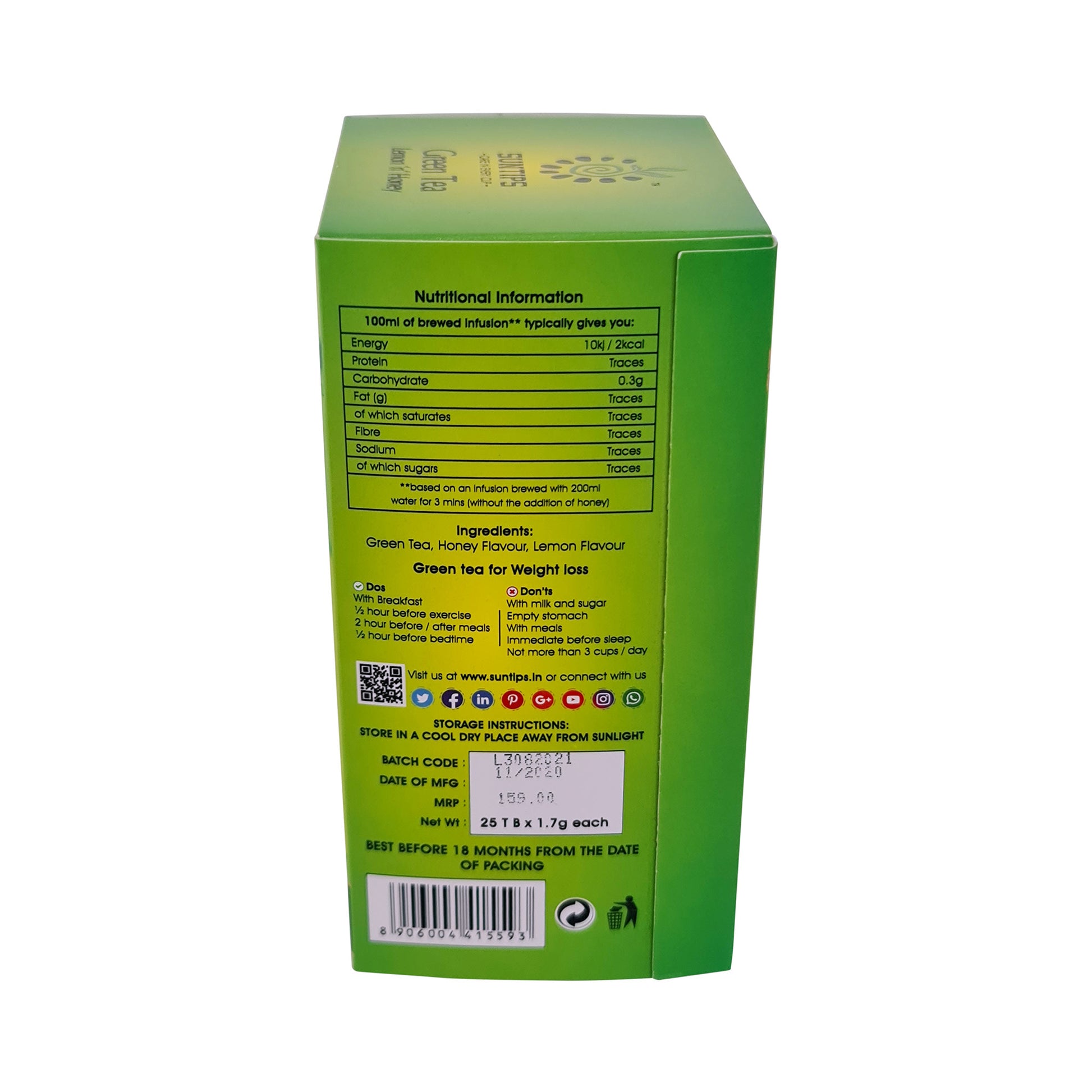 Green Tea Lemon ‘n’ Honey